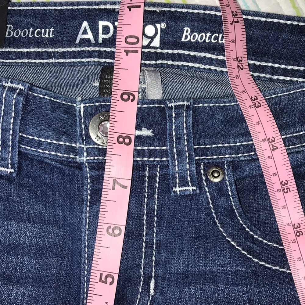 Apt Mid Rise Bootcut Jeans 1099 - Picture 5 of 6